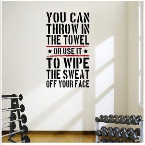 Inspirational wall decal